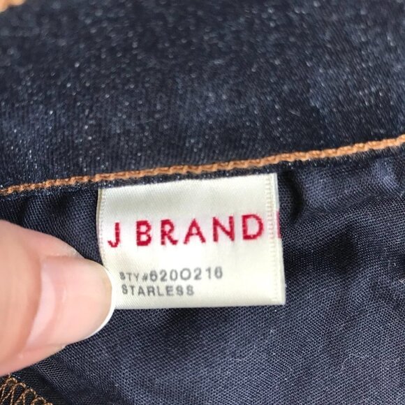 J BRAND 'STARLESS’ JEAN LEGGINGS, Dark blue Low-rise, stretch mid weight 27x30 - Picture 13 of 15